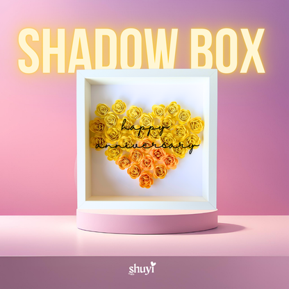 Gradient Heart Shadow Box